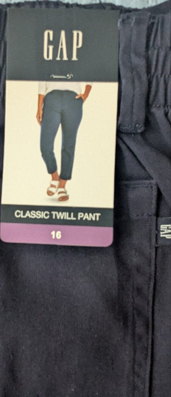 GAP Classic Twill Pant - Navy